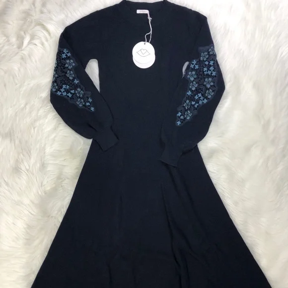 chloe blue lace dress Blue Jardin Raye Print Sweetheart Mini Chloe Lace Up Dress XXXL main image 1